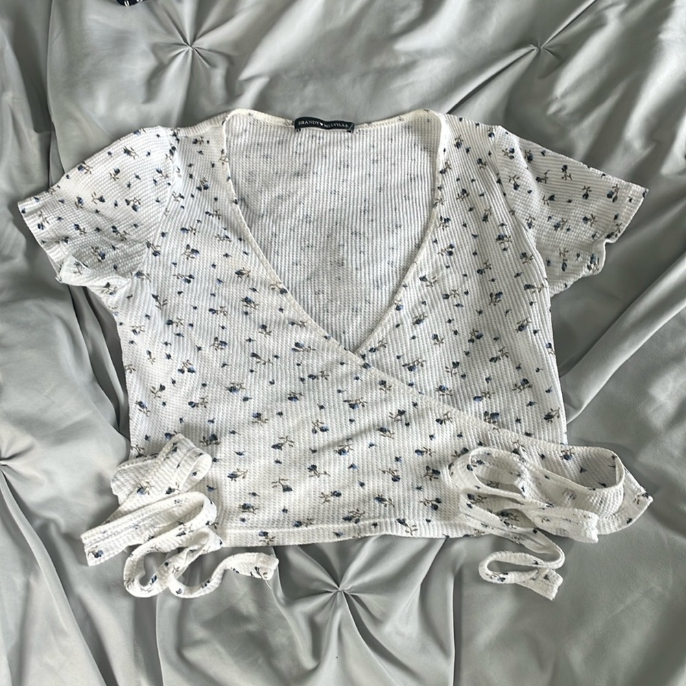Brandy Mellville wrap top